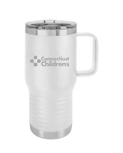 White Travel Mugs