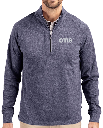 Men’s Eco Heather Quarter Zip Pullover