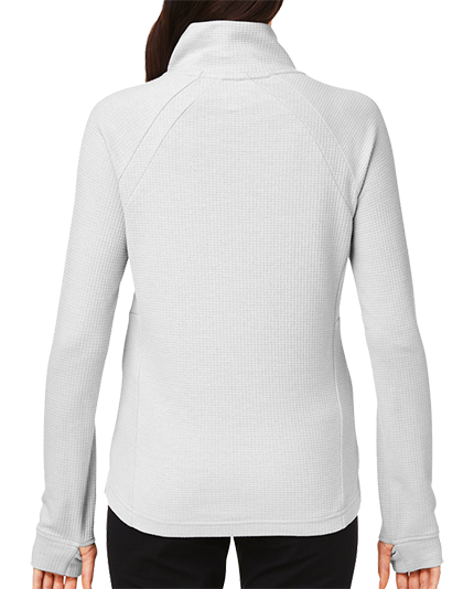 Ladies Waffle Pullover