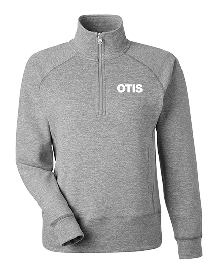Ladies Fleece Quarter Zip Sweatshirt