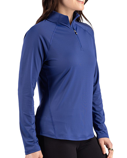 Ladies Recycled Stretch Quarter Zip