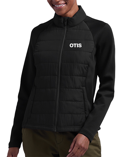 Ladies Hybrid Puffer Jacket