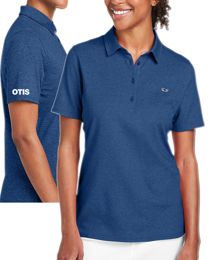 Ladies Vineyard Vines Pique Polo