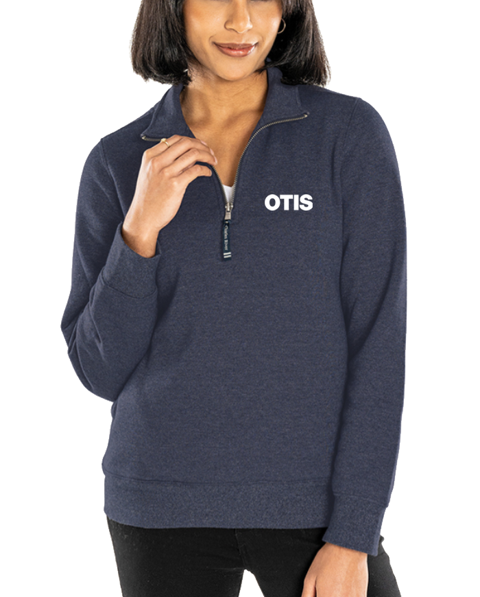 Ladies Quarter Zip Sweatshirt