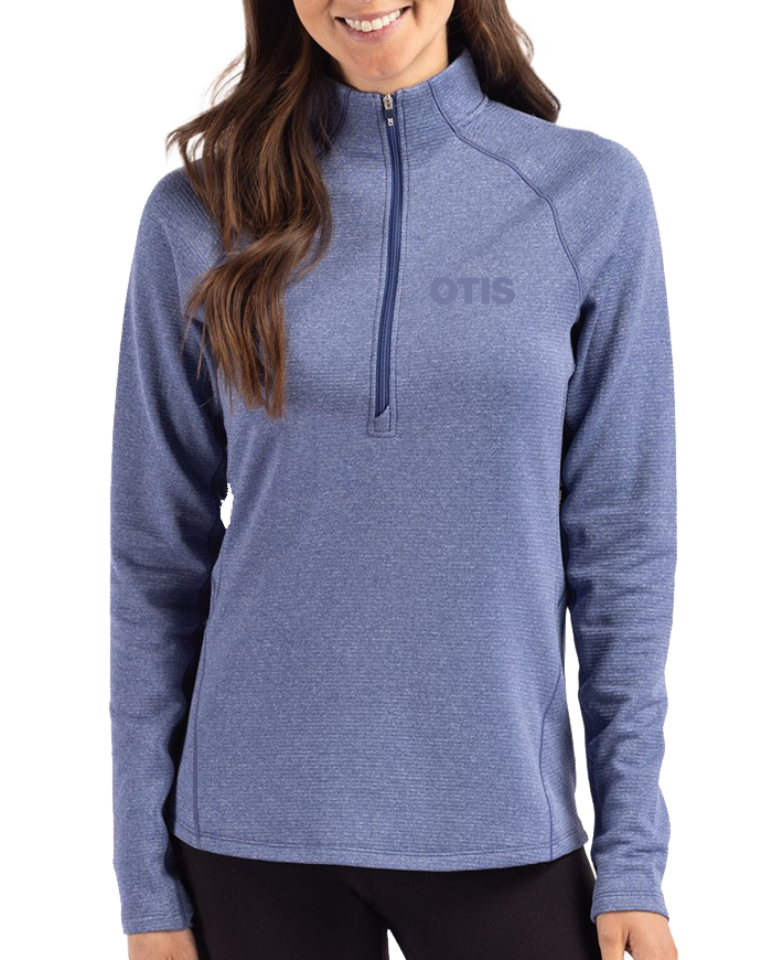 Recycled Ladies 1/2 Zip Pullover