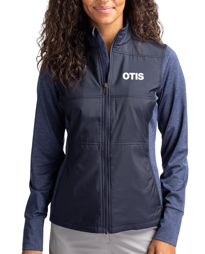 Ladies Recycled Hybrid Quilted Windbreaker