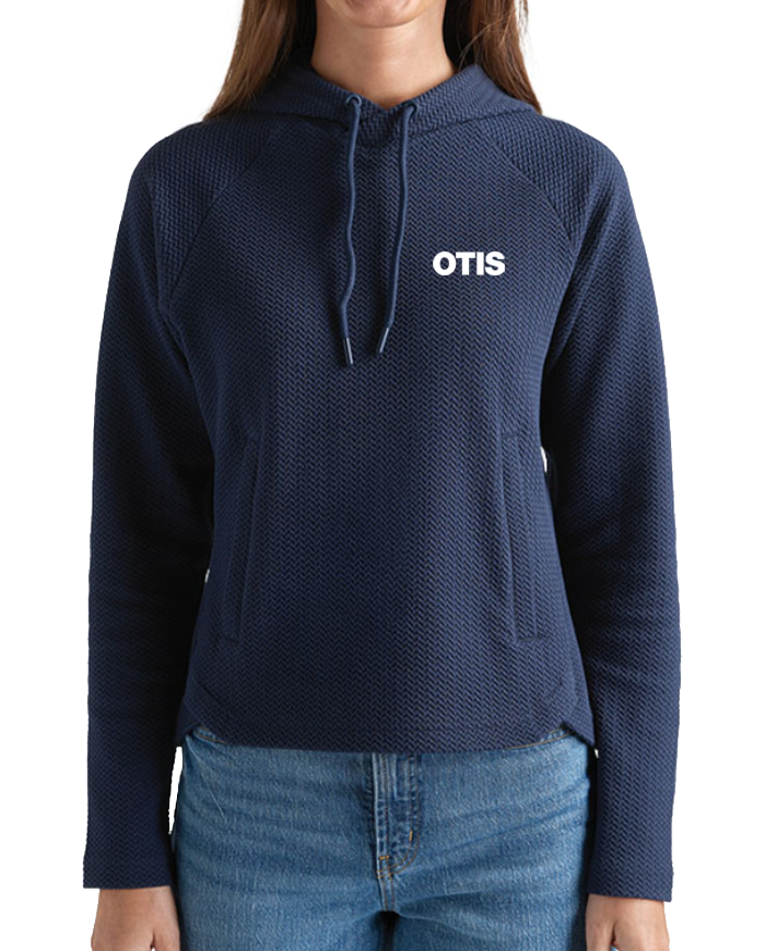 Ladies Textured Hoodie