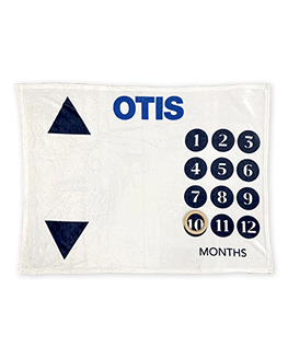 Click to view Baby Blanket with Milestone Marker