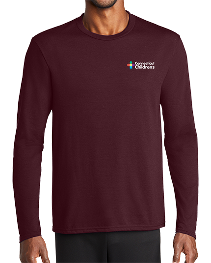 Maroon LS Tee