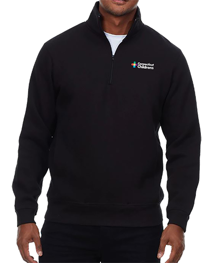 Threadfast Unisex 1/4 Zip with Pockets