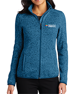 Ladies Sweater Fleece Full Zip  Jacket