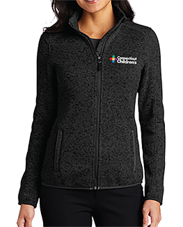 Ladies Sweater Fleece Full Zip  Jacket