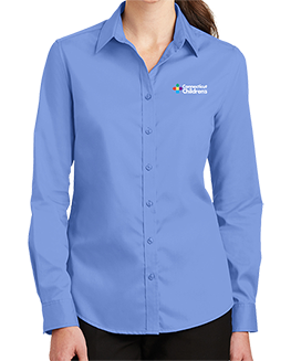 Ladies Oxford Button Down Shirt