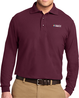 Click to view Unisex Long Sleeve Polo