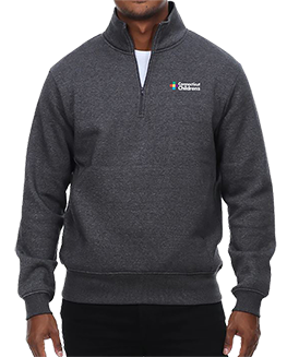 Threadfast Unisex 1/4 Zip with Pockets