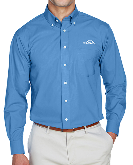 Men’s Woven Broadcloth Dress Shirt
