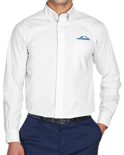 Men’s Woven Broadcloth Dress Shirt