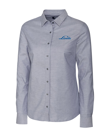 Ladies Cutter & Buck Stretch Oxford Trade Show Shirt
