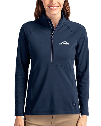 Ladies Cutter & Buck Adapt Half Zip Pullover