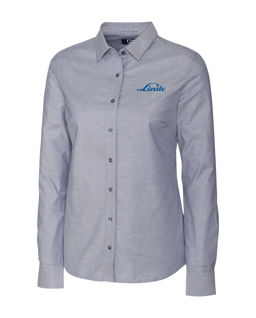 Ladies Cutter & Buck Stretch Oxford Trade Show Shirt
