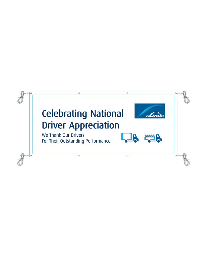 Driver Appreciation Banner  3’ x 8’