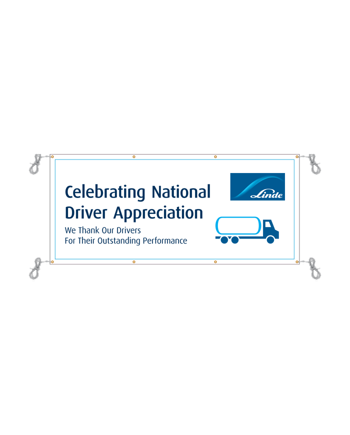 Driver Appreciation Banner  3’ x 8’