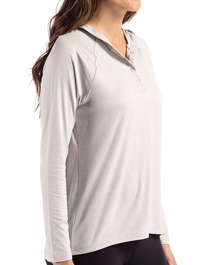 Ladies Recycled Lightweight Hooded Pullover