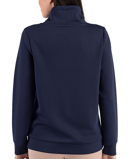Ladies Recycled High Collar Pullover Sweatshirt