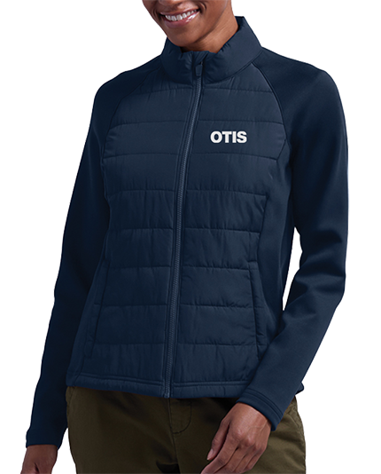 Ladies Hybrid Puffer Jacket