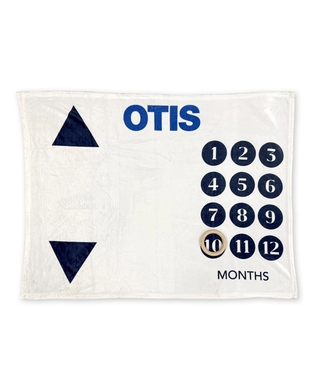 Baby Blanket with Milestone Marker