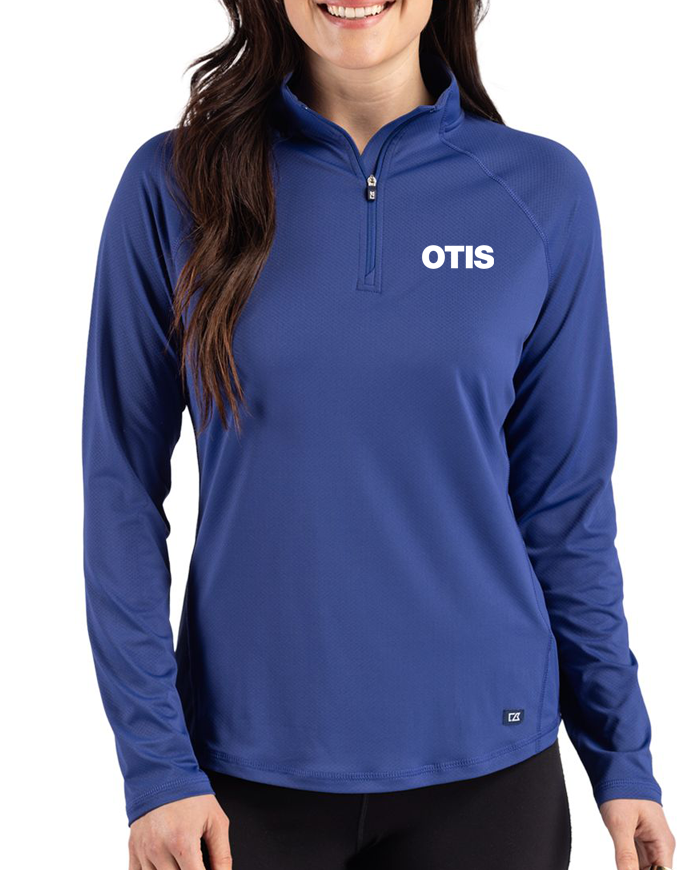 Ladies Recycled Stretch Quarter Zip