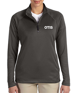 Click to view Ladies Quarter Zip Tech Shell Pullover