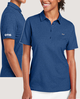 Click to view Ladies Vineyard Vines Pique Polo