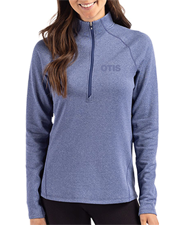 Recycled Ladies 1/2 Zip Pullover